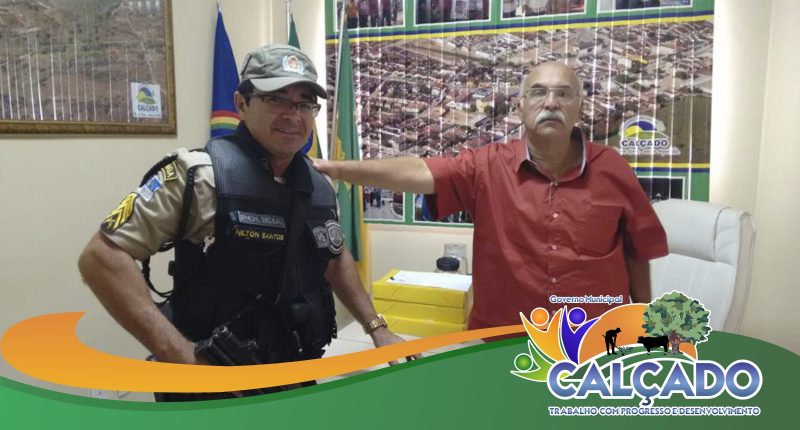 Calçado Recebe Novo Comandante do Destacamento de Polícia Militar