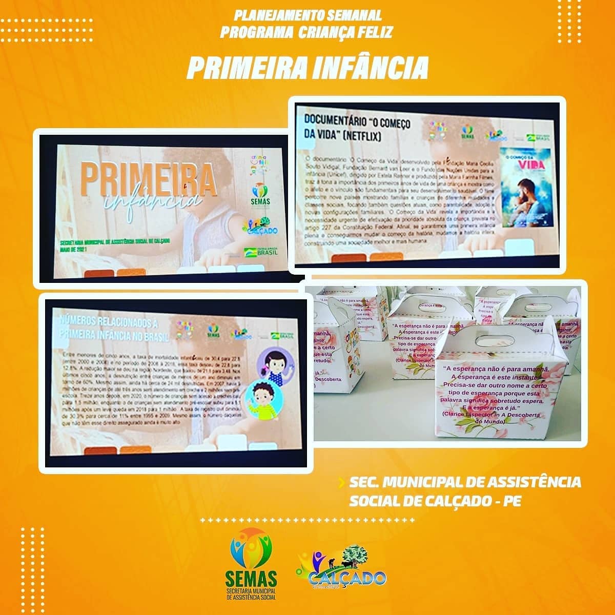 Formação do Programa Criança Feliz aborda temática da Primeira Infância