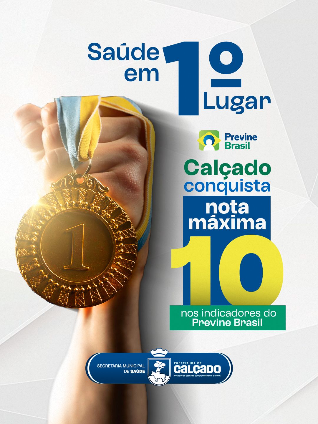Calçado atinge nota máxima na atenção primária à saúde no primeiro quadrimestre de 2025