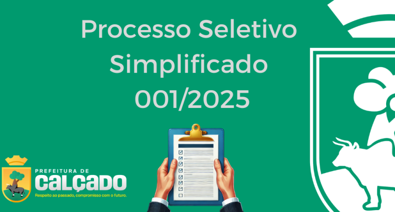 Calçado lança Processo Seletivo Simplificado para contratação temporária na Educação