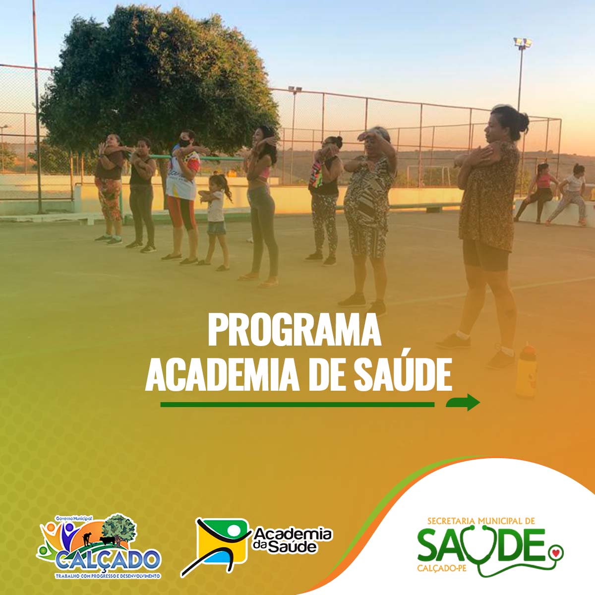 Programa Academia de Saúde de Calçados Incentiva Hábitos Saudáveis
