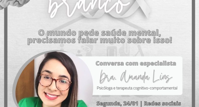 Janeiro Branco chama atenção para a importância da saúde mental
