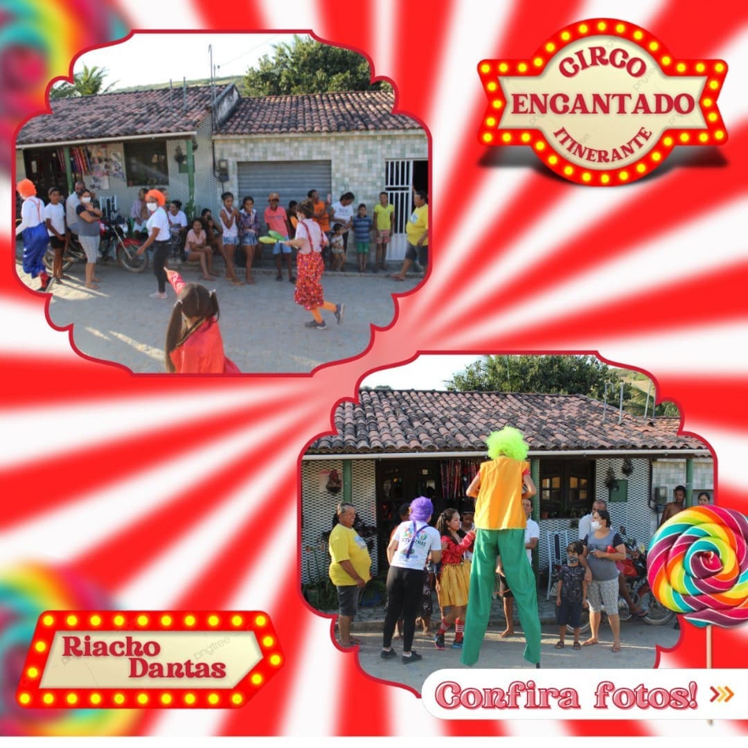 Circo Encantado Itinerante Leva Ações da Assistência Social à Zona Rural de Calçados