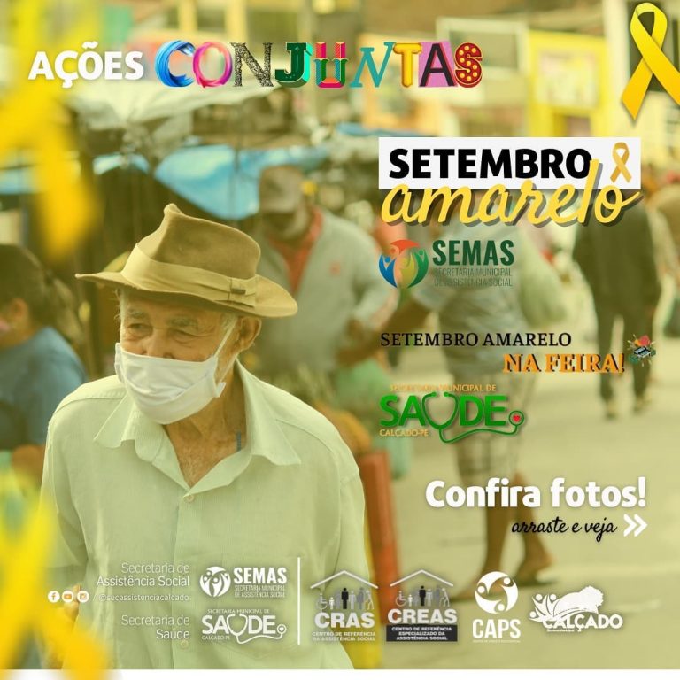 Calçado Realiza “Setembro Amarelo na Feira” com Ações Integradas de Saúde e Assistência Social