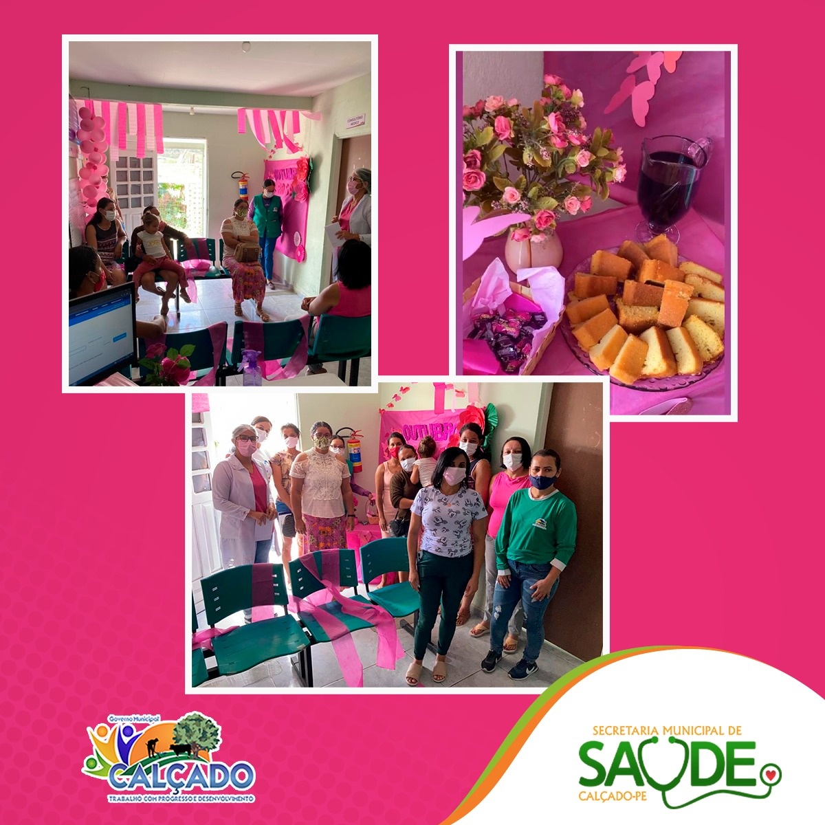 UBS Vital José de Souza Realiza Palestra sobre Autoexame em Alusão ao Outubro Rosa