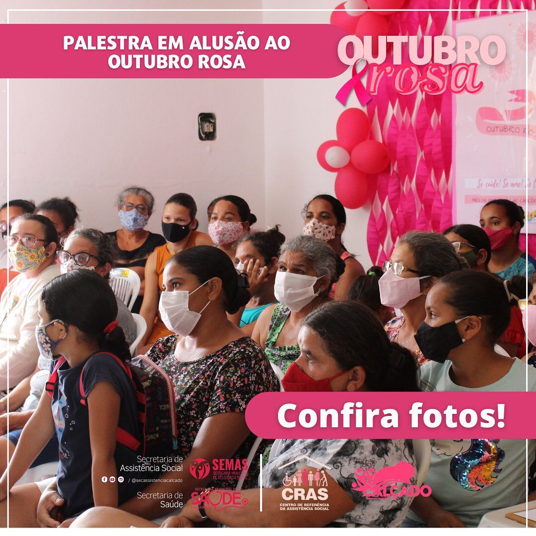 CRAS e Secretaria de Saúde Realizam Ação do Outubro Rosa em Calçados