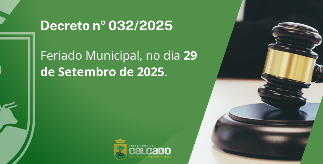 Calçado decreta feriado municipal em 29 de setembro devido ao Festival da Lavoura