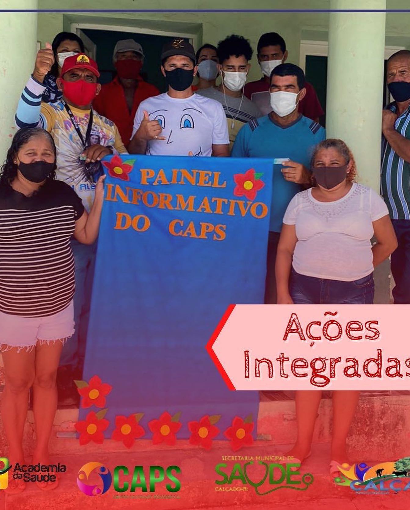 Usuários do CAPS produzem painel educativo para a Academia da Cidade