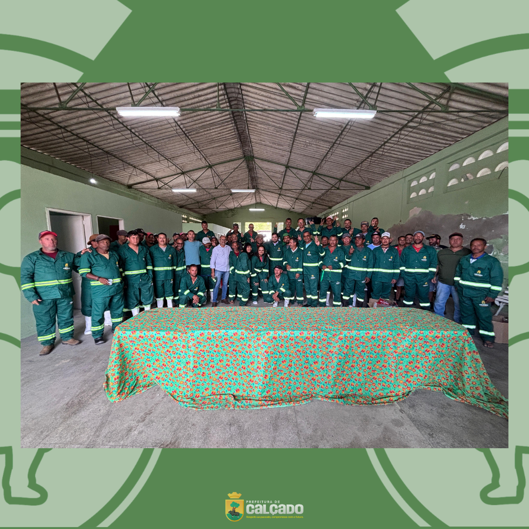 Calçado entrega novos fardamentos aos trabalhadores da limpeza urbana