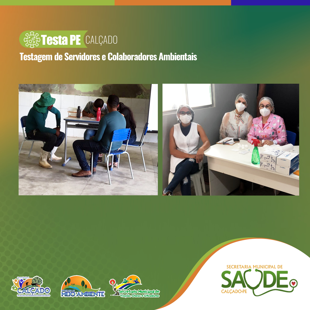 Calçados Realiza Ação de Saúde para Servidores da Limpeza Urbana e Meio Ambiente