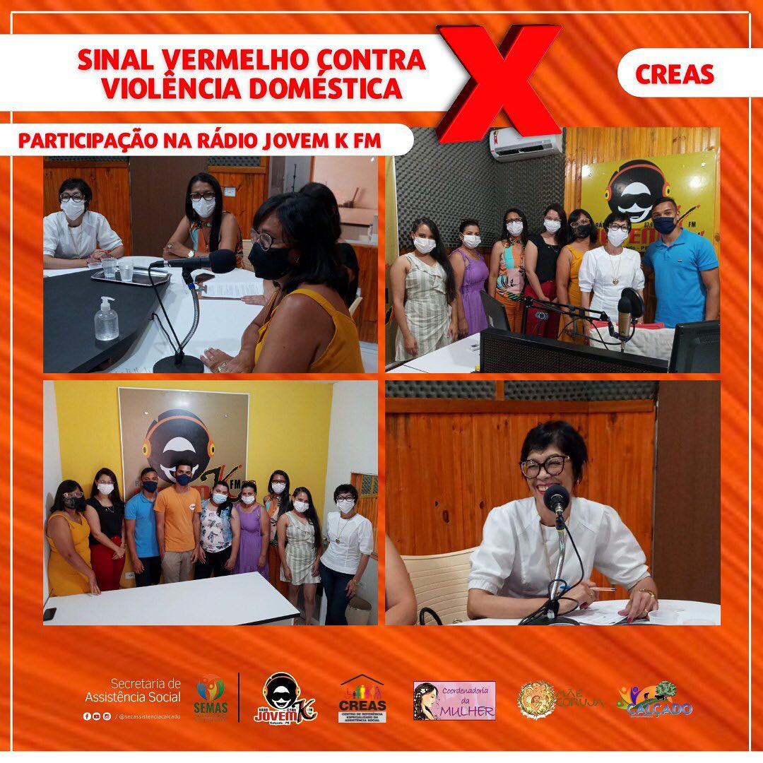 CREAS de Calçado Debate Violência Doméstica em Entrevista à Rádio Jovem K FM