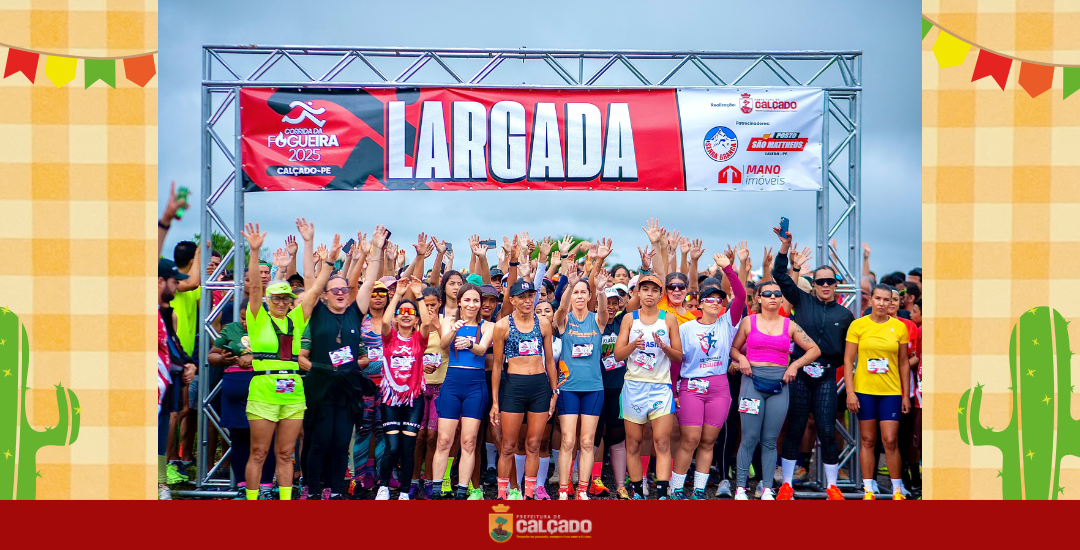 Corrida da Fogueira reúne mais de 600 participantes e consolida edição de 2025 em Calçado