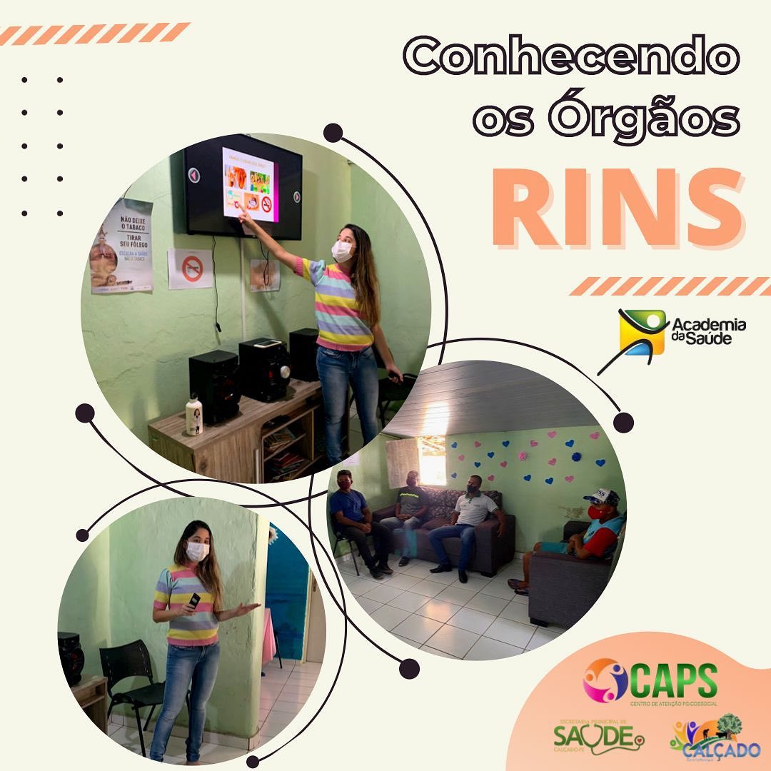 CAPS promove ação de educação em saúde sobre cuidados com os rins