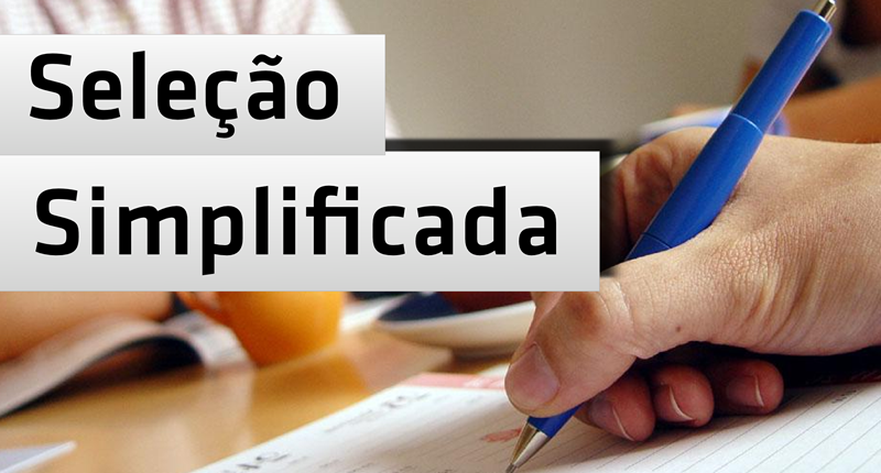 Seleção Pública Simplificada de Pessoal – Edital 001/2019