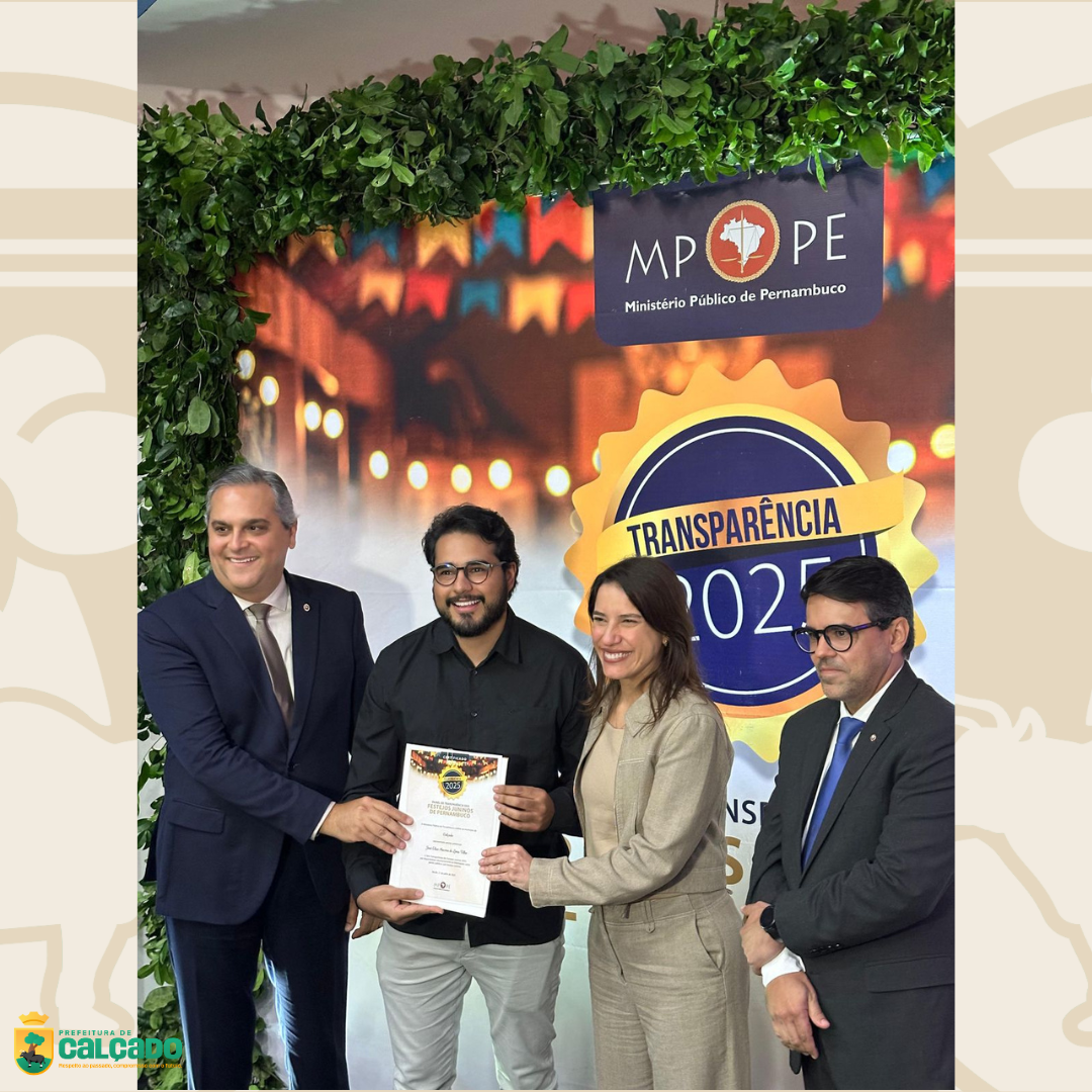 Calçado recebe Selo de Transparência do MPPE pelos festejos juninos de 2025