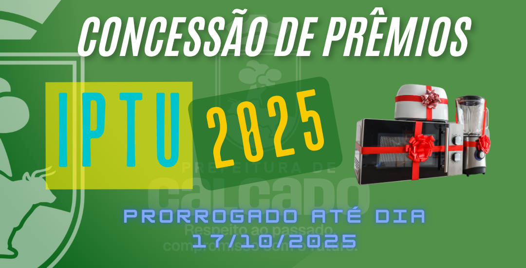 Calçado prorroga prazo para contribuintes regularizarem dívidas de IPTU com concessão de prêmios