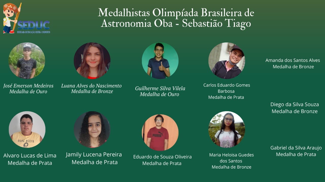 Estudantes da Escola Sebastião Tiago Conquistam Medalhas na Olimpíada Brasileira de Astronomia (OBA)