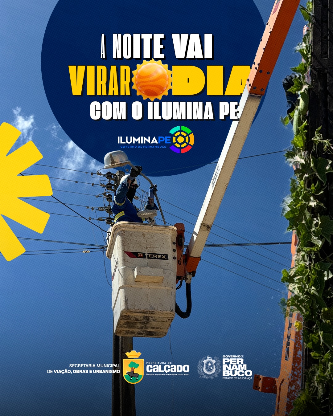 Calçado conclui implantação de iluminação pública em LED pelo programa Ilumina PE.