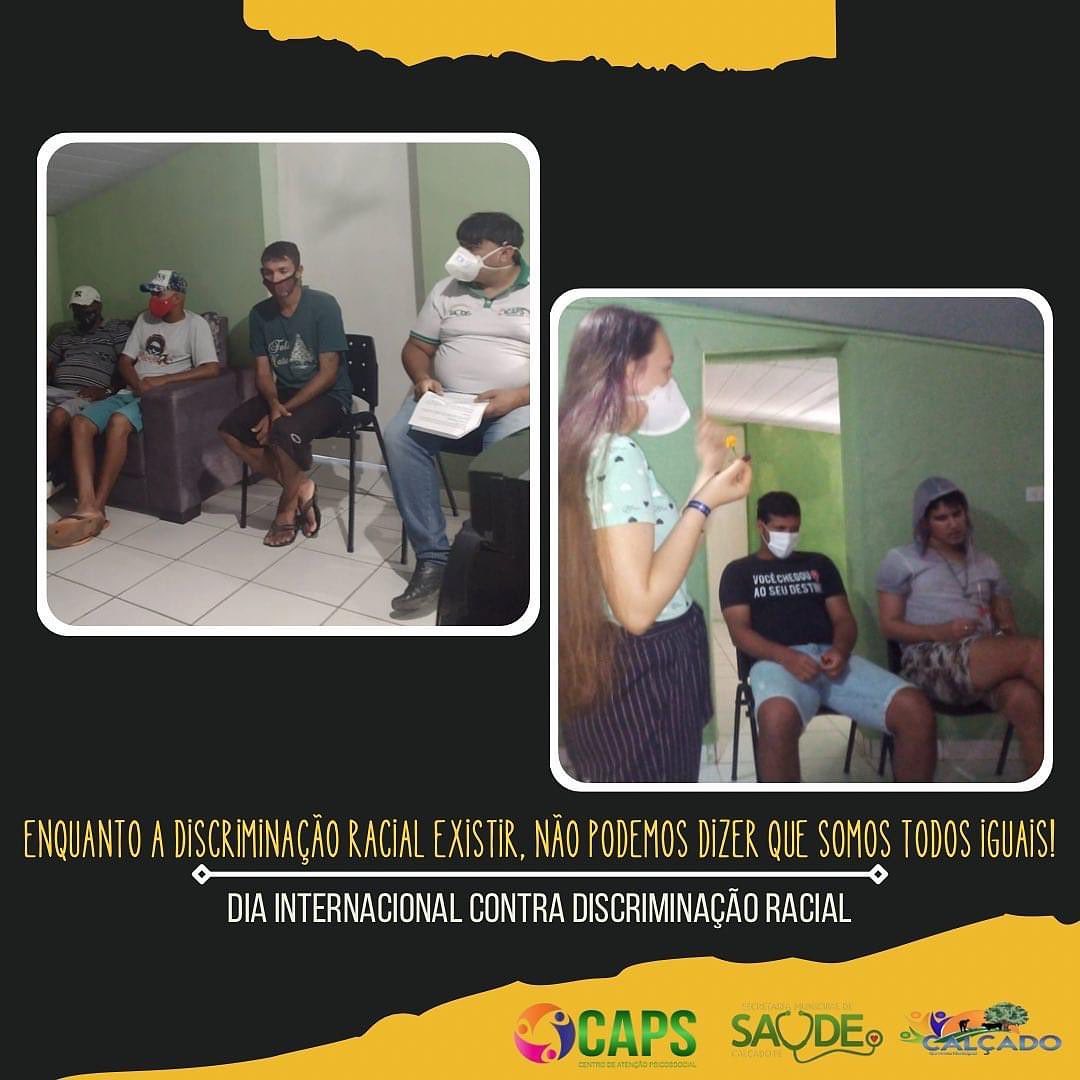 CAPS promove roda de conversa em alusão ao Dia Internacional contra a Discriminação Racial