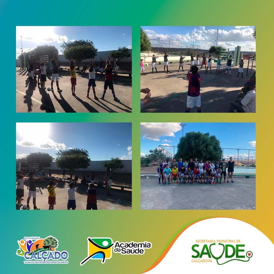 Ações Integradas: Academia da Saúde e Escolinha Revelação Jovem em Calçados