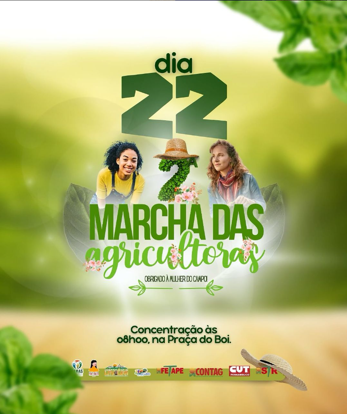 Evento está marcado para o dia 22 e destaca pautas relacionadas aos direitos e à visibilidade das mulheres do meio rural
