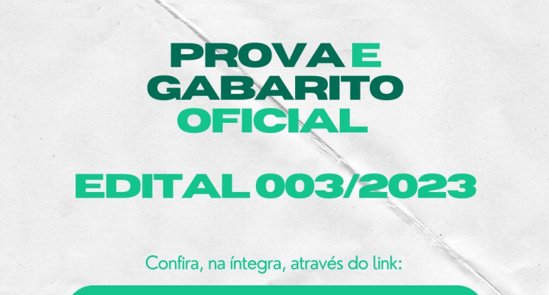 Gabarito oficial e o caderno de questões referentes ao processo de escolha dos membros do conselho tutelar durante o quadriênio 2024-2027