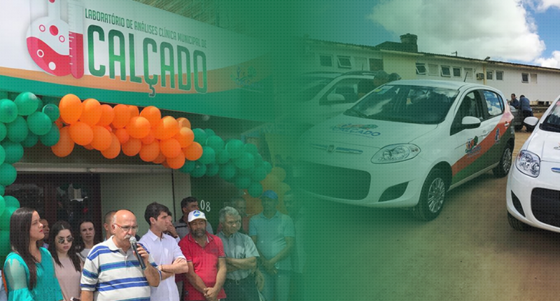 Governo Municipal inaugura Laboratório de Análises Clínicas e entrega dois veículos 0km