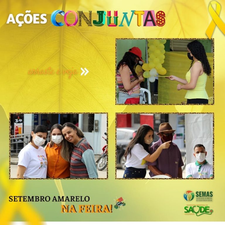 Calçado Realiza “Setembro Amarelo na Feira” com Ações Integradas de Saúde e Assistência Social